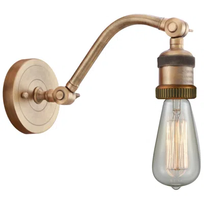 Innovations Lighting Double Swivel 11.5"high Brushed Brass Finish Sconce