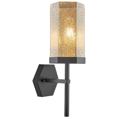 Innovations Lighting Downtown Blakeley 15 "h Matte Black Wall Sconce W/ Mercury Shade