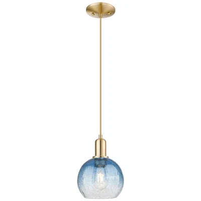 Innovations Lighting Downtown Brookhaven Globe 8"w Cord Bronze Mini Pendant W/ Clear Shade