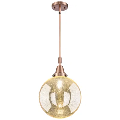 Innovations Lighting Downtown Caden Beacon 10"w Copper Mini Pendant W/ Mercury Shade