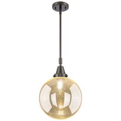 Innovations Lighting Downtown Caden Beacon 10"w Oiled Bronze Mini Pendant W/ Mercury Shade