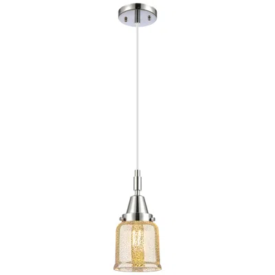 Innovations Lighting Downtown Caden Bell 5"w Cord Polished Chrome Pendant W/ Mercury Shade