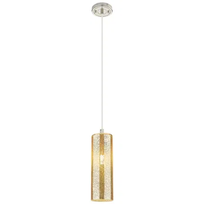 Innovations Lighting Downtown Crown Point 5"w Cord Nickel Pendant W/ Mercury Shade