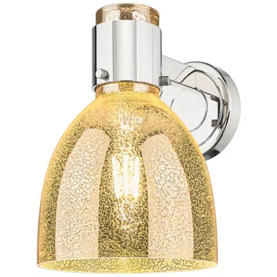 Innovations Lighting Downtown Lawton Bell 9 "h Polished Nickel Wall Sconce W/ Mercury Shade