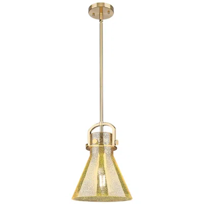 Innovations Lighting Downtown Newton Cone 10"w Bronze Arch Mini Pendant W/ Mercury Shade