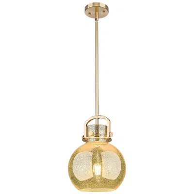 Innovations Lighting Downtown Newton Sphere 10"w Bronze Arch Mini Pendant W/ Mercury Shade