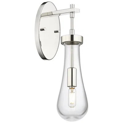 Innovations Lighting Downtown Owego 16 "h Polished Nickel Wall Sconce W/ Clear Shade