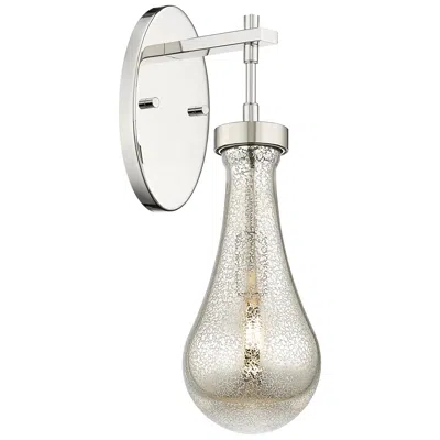 Innovations Lighting Downtown Owego 17 "h Polished Nickel Wall Sconce W/ Mercury Shade
