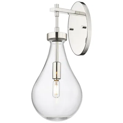 Innovations Lighting Downtown Owego 18 "h Polished Nickel Wall Sconce W/ Clear Shade