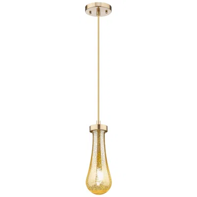Innovations Lighting Downtown Owego 5"w Cord Champagne Bronze Pendant W/ Mercury Shade