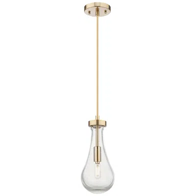 Innovations Lighting Downtown Owego 5"w Cord Champagne Bronze Pendant W/ Seedy Shade