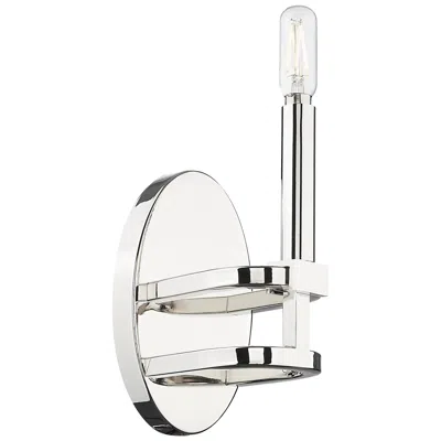 Innovations Lighting Downtown Urban Lexington 8" High Polished Nickel Wall Sconce