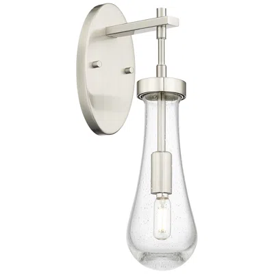 Innovations Lighting Downtown Urban Owego 16 "h Satin Nickel Wall Sconce With Seedy Shade