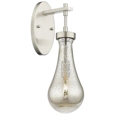 Innovations Lighting Downtown Urban Owego 17 "h Satin Nickel Wall Sconce With Mercury Shade