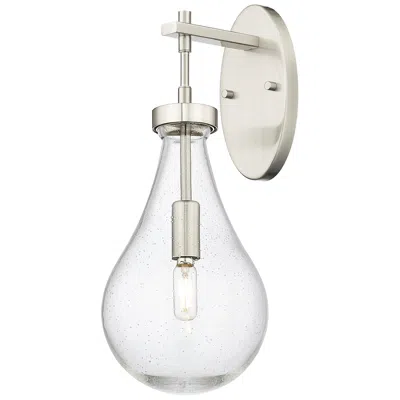 Innovations Lighting Downtown Urban Owego 18 "h Satin Nickel Wall Sconce With Seedy Shade