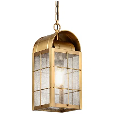 Innovations Lighting Durham - 1 Light - 13 Inch - Antique Brass - Solid Brass - Pendant In Gold