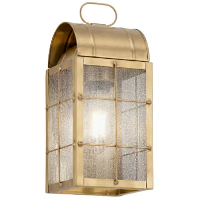 Innovations Lighting Durham - 1 Light - 13 Inch - Antique Brass - Solid Brass - Sconce In Gold