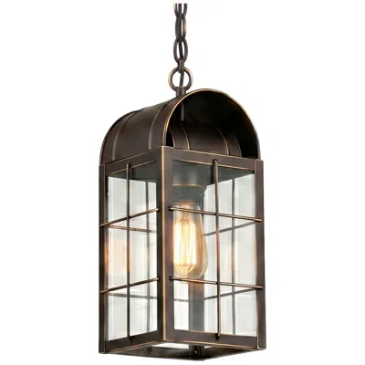 Innovations Lighting Durham - 1 Light - 13 Inch - Bronze - Solid Brass - Pendant In Brown