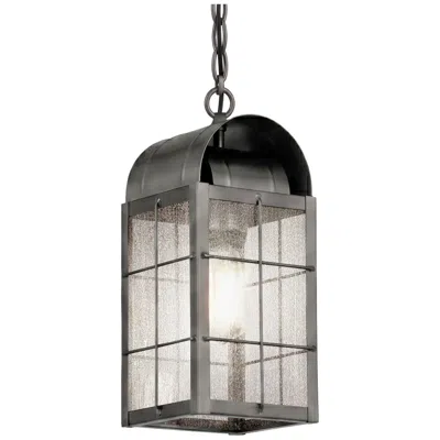 Innovations Lighting Durham - 1 Light - 13 Inch - Gunmetal - Solid Brass - Pendant In Black