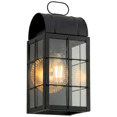 Innovations Lighting Durham - 1 Light - 13 Inch - Matte Black - Solid Brass - Sconce