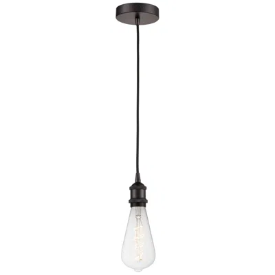Innovations Lighting Edison 3.75" Wide Oil Rubbed Bronze Corded Led Mini Pendant
