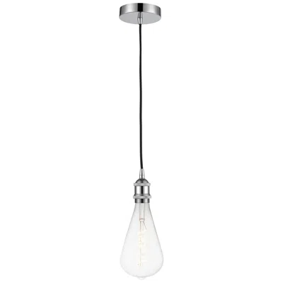 Innovations Lighting Edison 6.25" Wide Polished Chrome Corded Led Mini Pendant