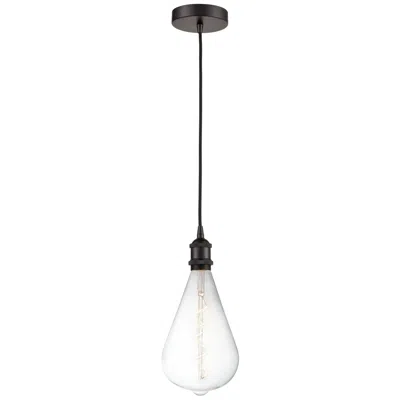 Innovations Lighting Edison 6.5" Wide Oil Rubbed Bronze Corded Led Mini Pendant