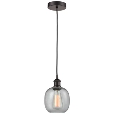 Innovations Lighting Edison Belfast 6" Oil Rubbed Bronze Cord Hung Mini Pendant W/ Seedy Sh