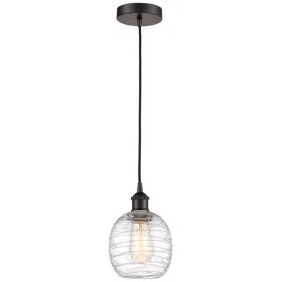 Innovations Lighting Edison Belfast 6" Oil Rubbed Bronze Corded Mini Pendant W/ Deco Swirl