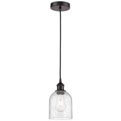 Innovations Lighting Edison Bella 5.5" Wide Oil Rubbed Bronze Corded Mini Pendant W/ Seedy