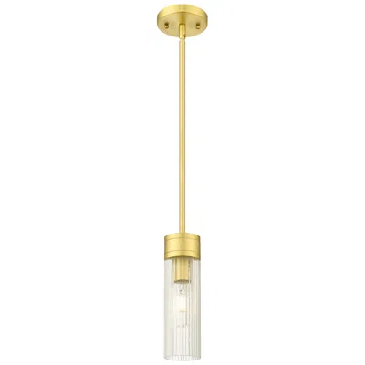 Innovations Lighting Edison Bridal Veil 5" Cord Hung Mini Pendant Antique Copper Light Smoke