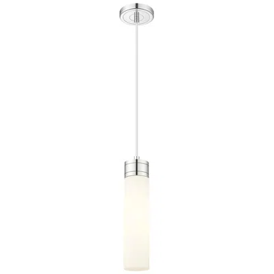 Innovations Lighting Edison Bridal Veil 5" Cord Hung Mini Pendant Black Brass Gloss White