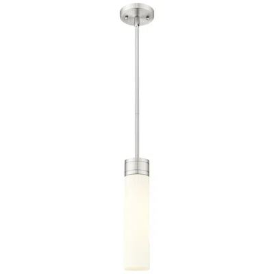 Innovations Lighting Edison Bridal Veil 5" Stem Hung Mini Pendant Brushed Brass Princess Blue