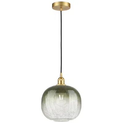 Innovations Lighting Edison Brookhaven Sphere 11"w Gold Cord Mini Pendant W/ Slate Shade