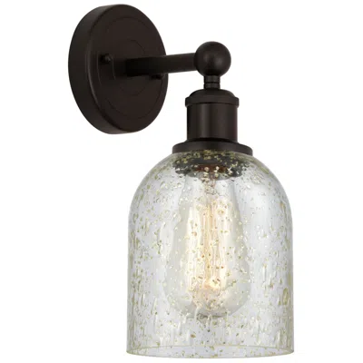 Innovations Lighting Edison Caledonia 5" Oil Rubbed Bronze Sconce W/ Mica Shade