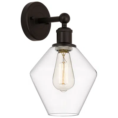 Innovations Lighting Edison Cindyrella 13.5"high Oil Rubbed Bronze Sconce With Clear Shade