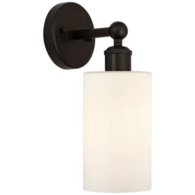 Innovations Lighting Edison Clymer 11 1/2" High Oil-rubbed Bronze Wall Sconce In Multi