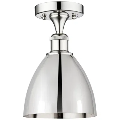 Innovations Lighting Edison Metal Bristol 7.5"w Polished Chrome Semi-flush Mount W/ Chrome