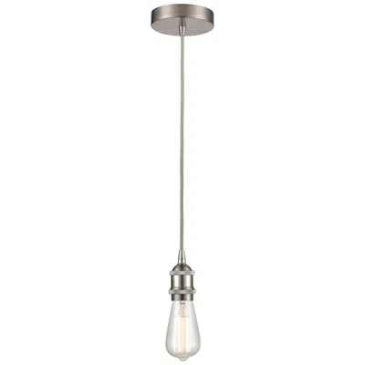 Innovations Lighting Edison Mini Pendant Satin Nickel