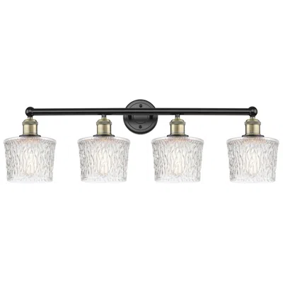 Innovations Lighting Edison Niagara 33 1/2" Wide Black Brass 4-light Bath Light