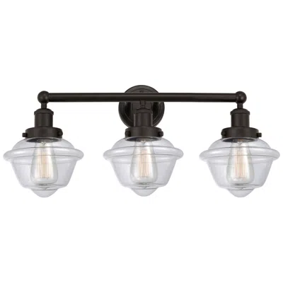 Innovations Lighting Edison Oxford 25" 3-light Oil Rubbed Bronze Bath Light W/ Clear Shade