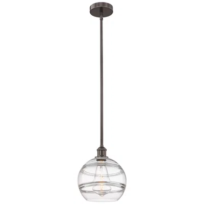 Innovations Lighting Edison Rochester 10"w Oil Rubbed Bronze Stemmed Mini Pendant W/ Clear