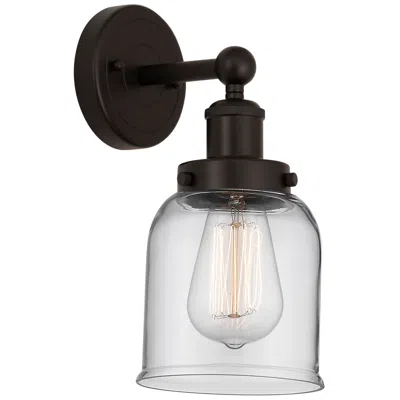 Innovations Lighting Edison Small Bell 7" Oil Rubbed Bronze Sconce W/ Clear Shade