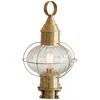 Innovations Lighting Ellington - 1 Light - 21 Inch - Antique Brass - Solid Brass - Post Lantern