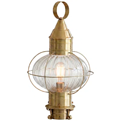 Innovations Lighting Ellington - 1 Light - 21 Inch - Antique Brass - Solid Brass - Post Lantern