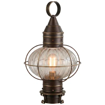 Innovations Lighting Ellington - 1 Light - 21 Inch - Bronze - Solid Brass - Post Lantern
