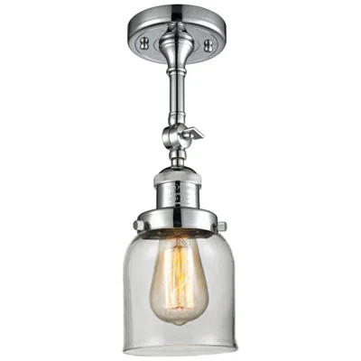 Innovations Lighting Franklin Bell 5" Chrome Clear Glass Ceiling Light