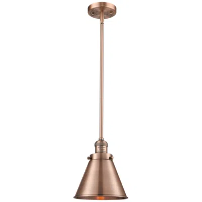 Innovations Lighting Franklin Restoration Appalachian 8" Led Mini Pendant - Copper - Copper