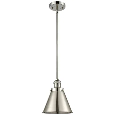 Innovations Lighting Franklin Restoration Appalachian 8" Led Mini Pendant - Polished Nickel
