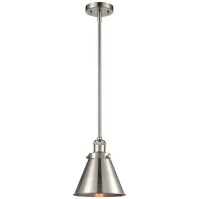 Innovations Lighting Franklin Restoration Appalachian 8" Led Mini Pendant - Satin Nickel